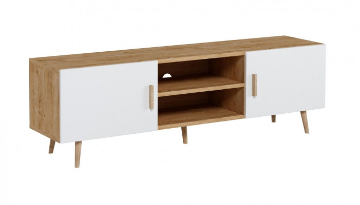 Living room wall unit set display cabinet sideboard wall shelf showcases 4-piece set.