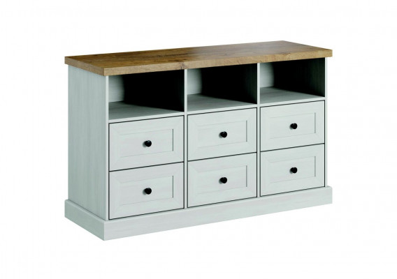 Living room wall unit set display cabinet lowboard wall shelf 3-piece wooden living room wall units new