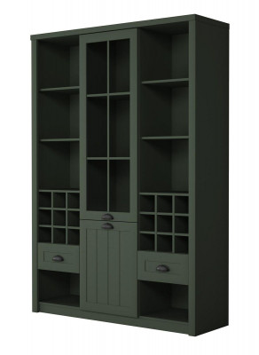 Wall unit cupboard furniture shelves living room display cabinet glass cabinet shelf bookcase