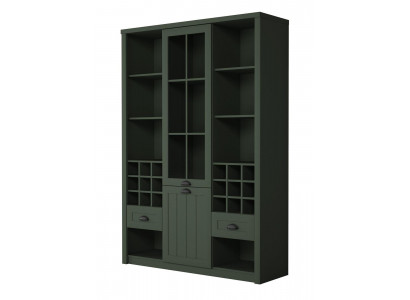 Wall unit cupboard furniture shelves living room display cabinet glass cabinet shelf bookcase