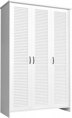 Wardrobe Art Deco Style Cabinets White Country Furniture Bedroom Closet