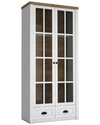 Classic Glass Bar Wood Cabinet Display Cabinet Showcase Living Room