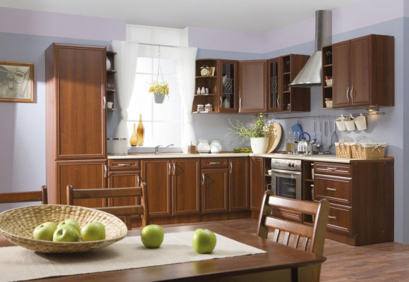 Classic kitchen furniture, country house cabinets, kitchen unit, custom-made.