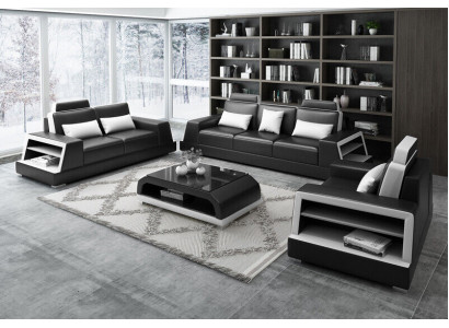 Sofas Couch Upholstery Suite Modern Couches Imitation Leather Decor Sofa Set