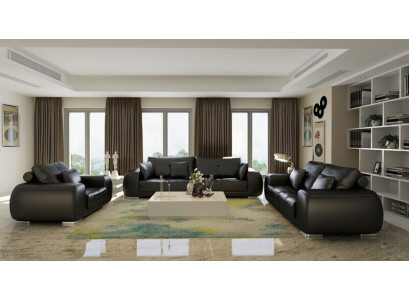 Leather sofa couch living area set modern sofa sets new