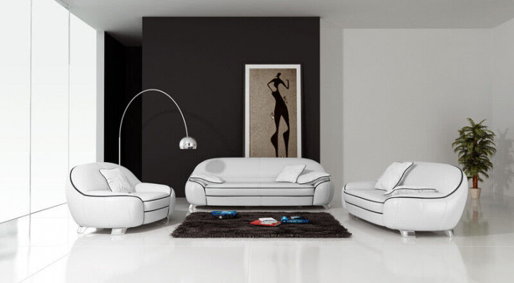 Leather sofa couch sofa set 3+2 seater sets design modern sofa