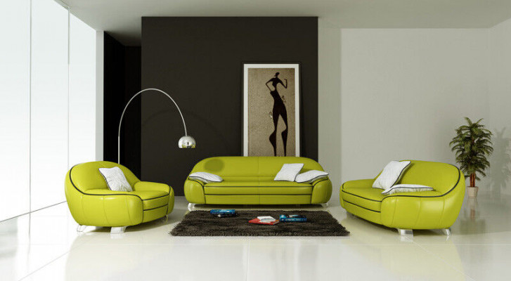Leather sofa couch sofa set 3+2 seater sets design modern sofa