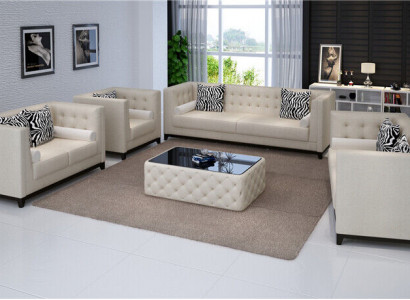 Sofa set sets design sofas upholstered couches leather 3 2 seater