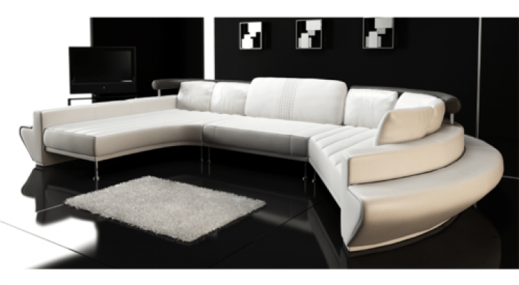 Round couch sofa upholstery, round sofas, living landscape, corner sofa, corner suite.