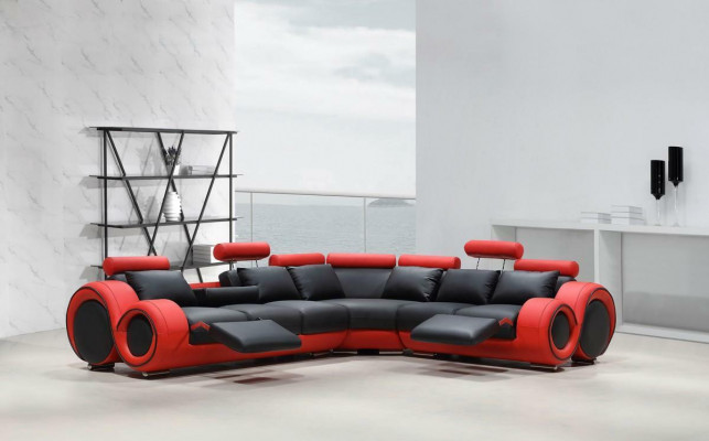 Designer sofa set living area couch corner sofa leather textile upholstery