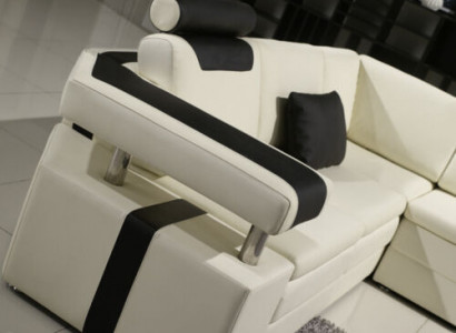 Designer living room corner sofa couch upholstered seat corner suite