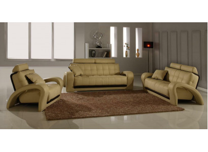 Leather Sofa Living Area 3+2 Seater Set Design Modern Sofa Leather Set