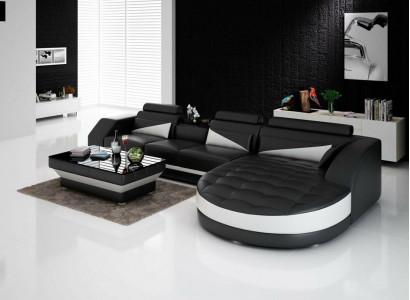 Sectional sofa L-shape living landscape designer sofa couch upholstery seating set