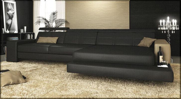Designer sofa set corner sofa with ottoman living landscape upholstery