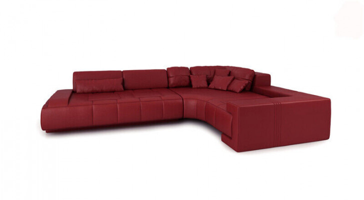 Leather Modern Couch Living Landscape Leather Sofa Decoration Sofa Set Sofa L-Shape