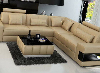 Corner sofa L-shaped sofa couch upholstered corner sofas living landscape leather sofa