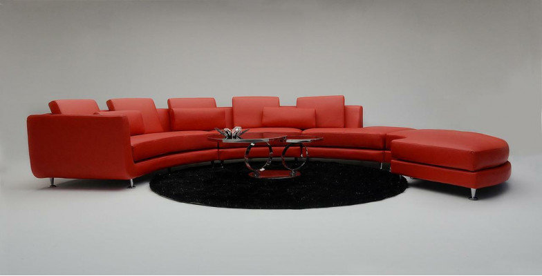 Red Round Couch Corner Sofa Living Area Round Sofa Upholstery Suite Sofas