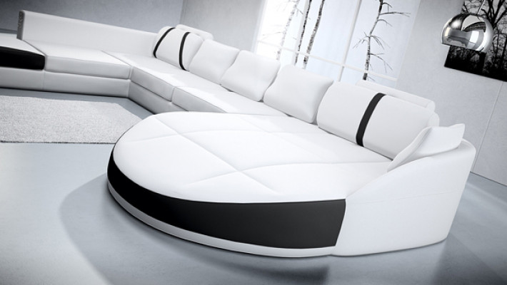 Living landscape couch corner set U-shape sofa corner couch corner sofa set