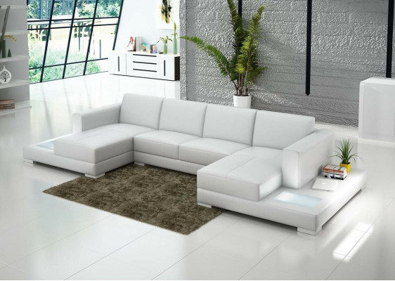 U-shape sofa couch upholstery set living landscape design corner sofa leather