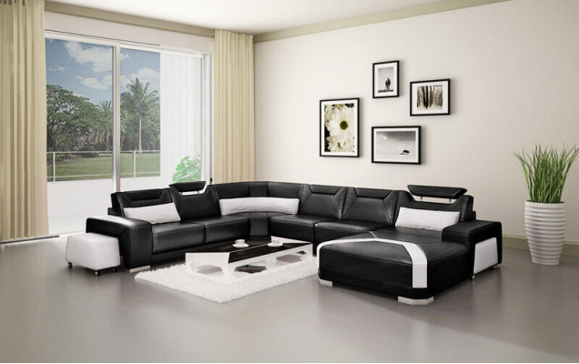 U-shaped sectional sofa corner set corner couch corner sofa couch combination