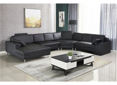 Corner sofa U-shape sofa couch upholstered corner sofa living landscape leather sofa