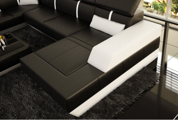 Sofa landscape U-shaped corner sofa couch set upholstery U-shape