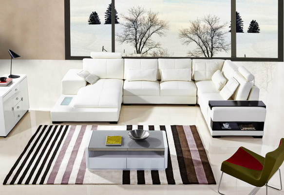 Sofa living area U-shaped corner sofa couch suite upholstered corner sofa new