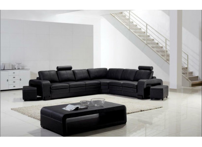 Sofa set seating area upholstery suite living landscape corner sofa stool