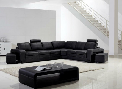 Sofa set seating area upholstery suite living landscape corner sofa stool