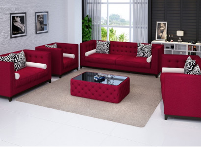 Sofa set leather sofa couch seating set upholstered couch 3-piece armchair