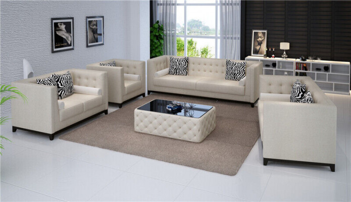 Sofa set leather sofa couch seating set upholstered couch 3-piece armchair