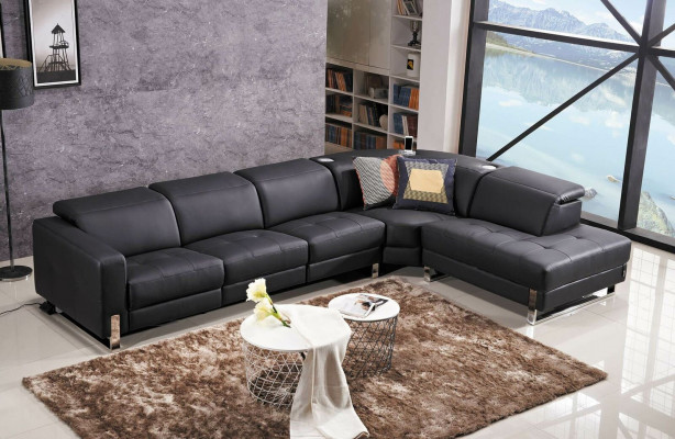 Luxury Sofa L-Shape Leather Sofa Couch Living Landscape Set Design Modern Sofa Corner Sofa