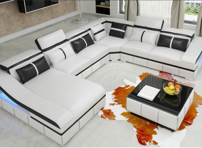 Luxury Corner U-Shaped Sofa Living Landscape Sofa Couch Upholstery Set Modern Sofas New
