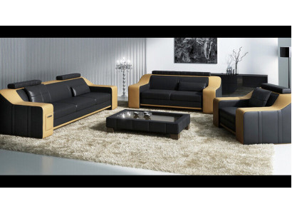 Leather sofa couch living area 3+2+1 seater set modern sofa sets new