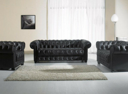 Chesterfield couches sofas leather 3+2 seater sofa suite sets