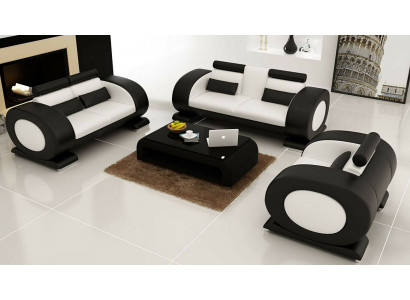 Leather sofa set sofa couch set sofa upholstery couch 3-piece armchair seater