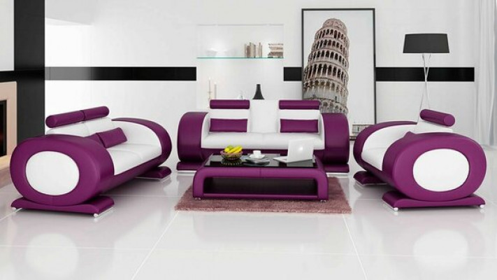 Leather sofa set sofa couch set sofa upholstery couch 3-piece armchair seater