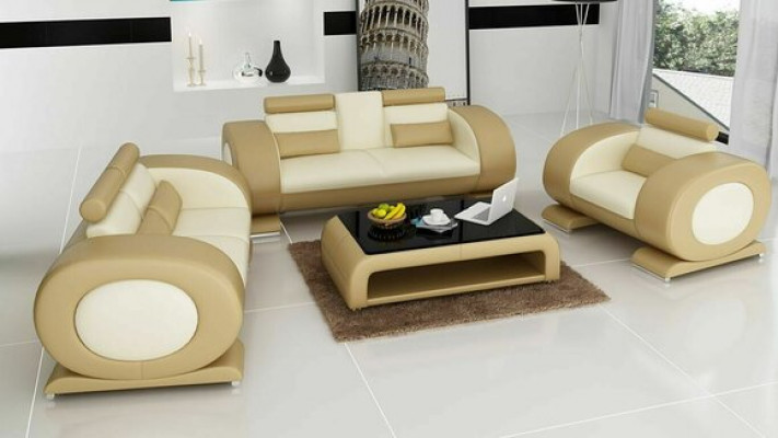 Leather sofa set sofa couch set sofa upholstery couch 3-piece armchair seater