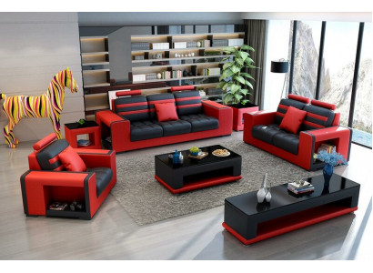 Luxury Sofa Set 3+2+1 Seater Living Room Sofa Couch Upholstery Set Sofas Leather