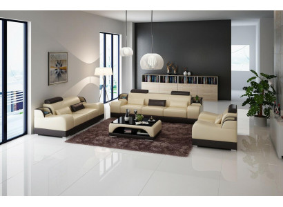 Designer sofa set 321 seater sofa couch leather suite upholstery set