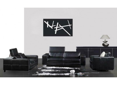 Leather sofa set sofa seat set couch 3-piece armchair couches