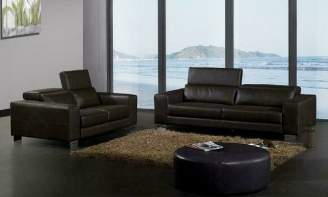 Leather sofa set sofa seat set couch 3-piece armchair couches