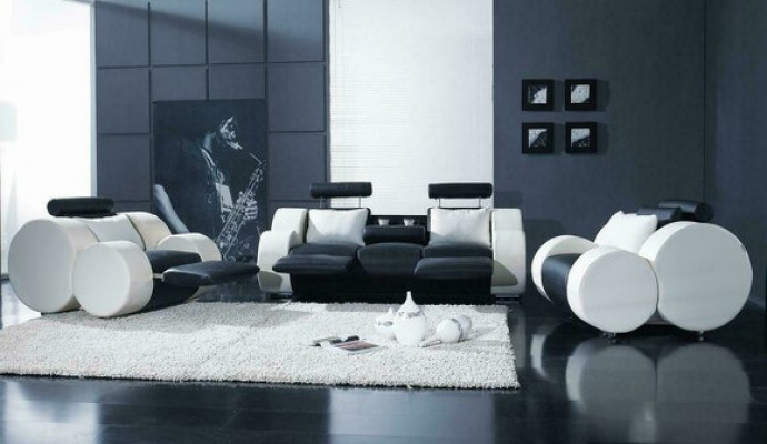 Leather sofa set couch seating set sofas upholstered couch 3-piece set