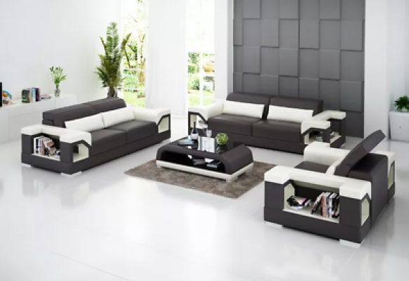 Couch Sofa Set 321 Seater Coffee Table Leather Sofa Modern Sofa Living Area