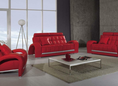 Sofa set 3+2+1 seater set design sofas upholstery couches leather modern