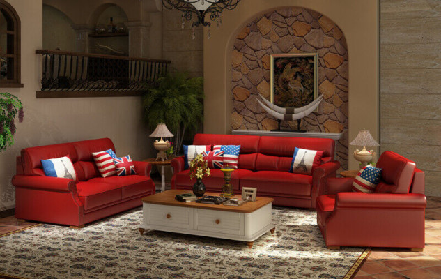 3+1+1 Upholstery Designer Sofa Set Couch Sofa Sets