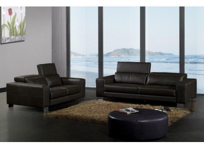 Sofa set 3+2+1 seater set design sofas upholstery leather couches relax