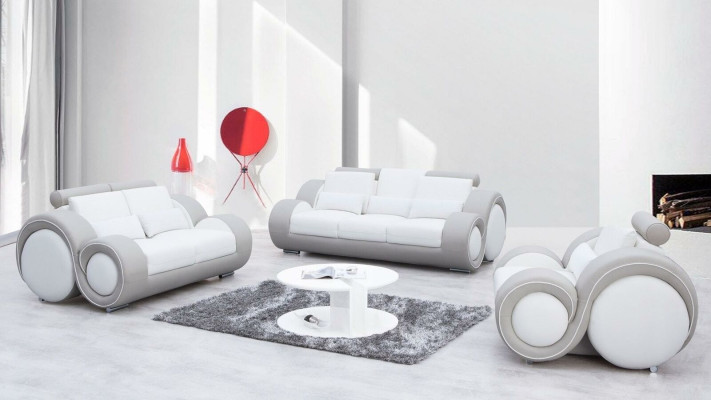 Modern sofa set 3+2+1 seater set design sofas upholstered couches textile