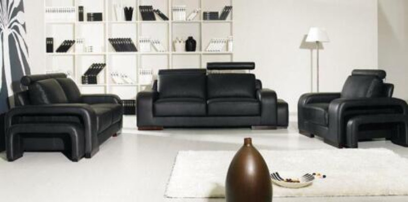 Leather sofa set 3+2+1 seater set decorative suite upholstered sofa couch