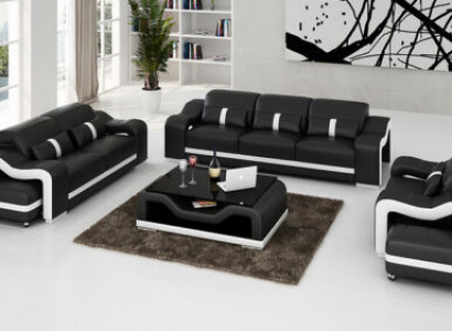 Sofa set 311 seaters set design sofas upholstered couches relax leather